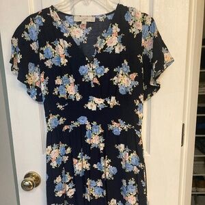 Loft floral dress size 4p